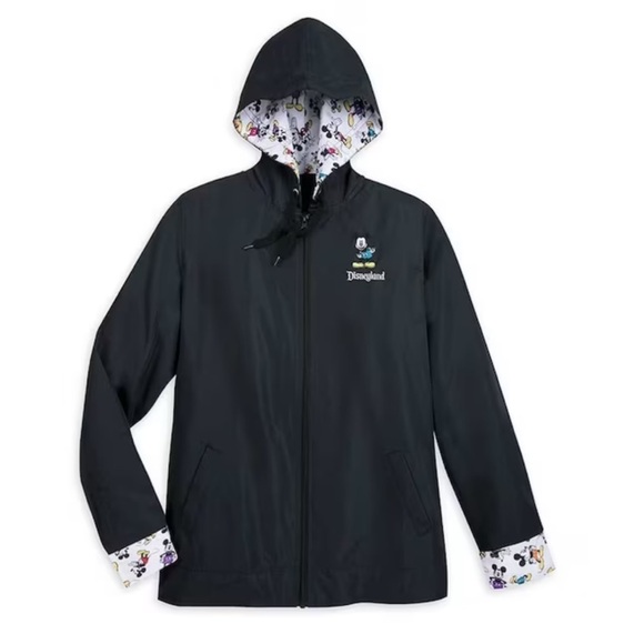 Disney Black Mickey Mouse Disney World Rain Jacket XS - Picture 11 of 11